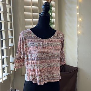Semi-Open Back Shirt